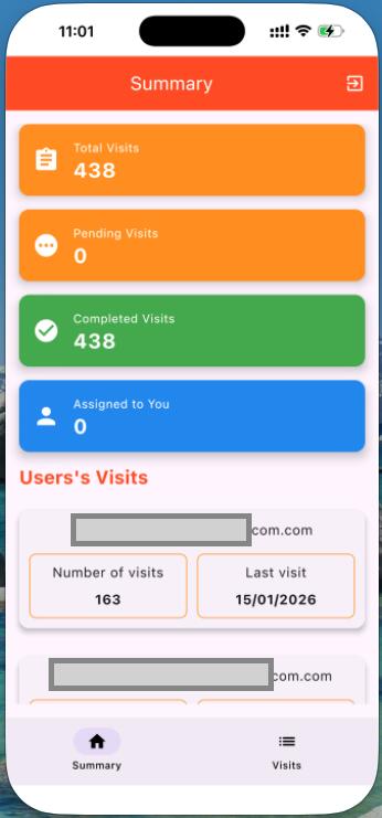 Support Tracking App screenshot 3